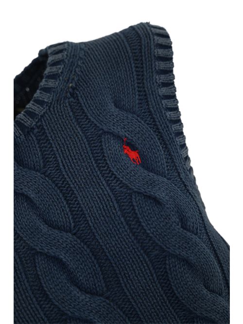 Gilet a trecce con logo POLO RALPH LAUREN | 211965758001